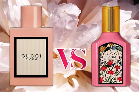 gucci bloom vs gucci flora|gucci flora gorgeous gardenia notes.